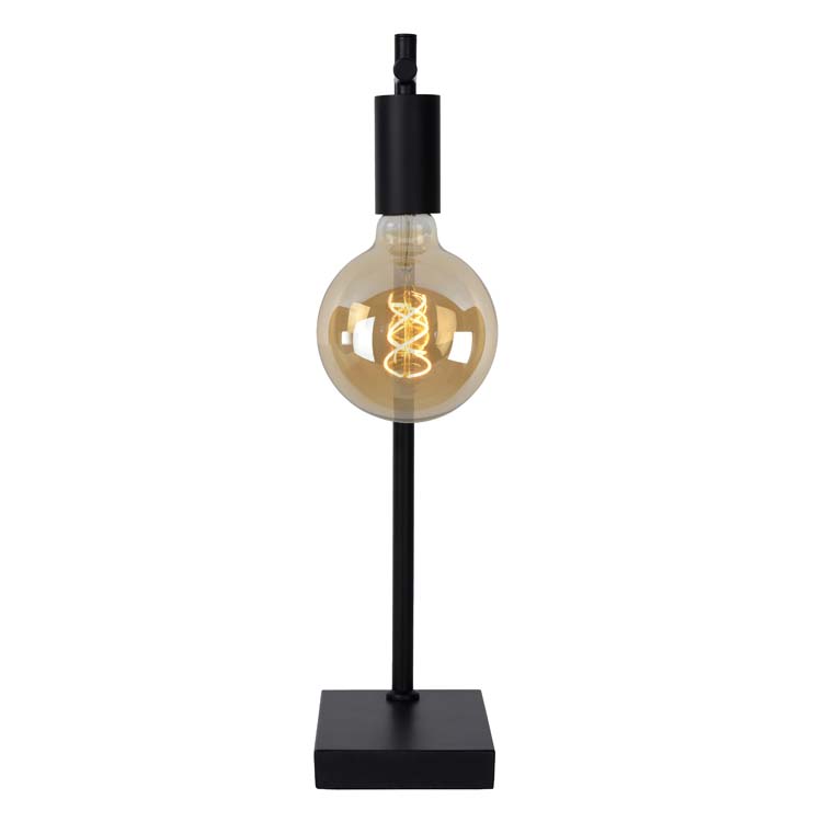 Tafellamp zwart excl lamp LED mogelijk E27