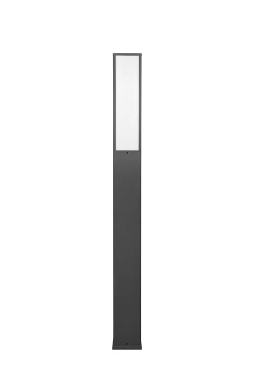 Eclairage extérieur LED poteau anthracite H155cm 18W 1800LM 3000KIP54