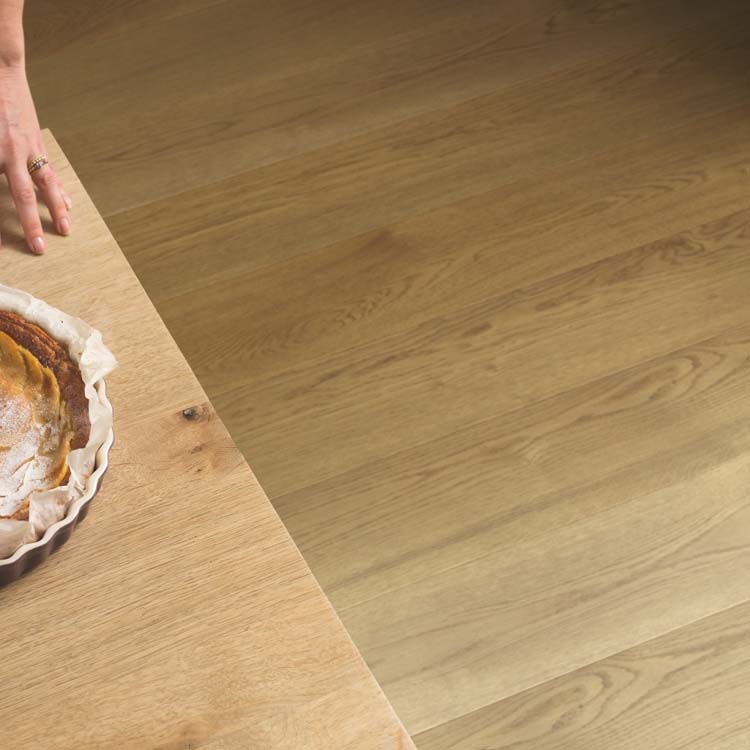 Quick-Step parquet cascada chêne caramel brun extra mat 13x190x1820mm