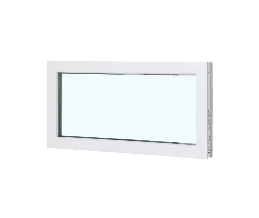 Châssis fixe pvc blanc budget L1000XH500 mm