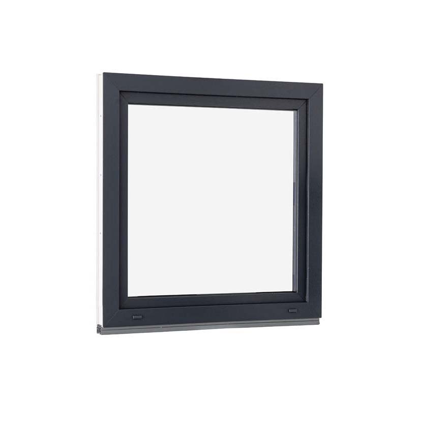 1-VAN Châssis oscillo-battant pvc Elegant anthra/bl B1000xH1000 mm D