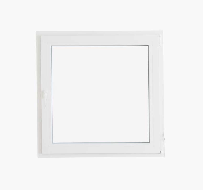 1-VL draaikiepraam pvc Deceuninck Elegant Inf wit/wit B1000xH1000 mm R 1-VL draaikiepraam pvc Deceuninck Elegant Inf wit/wit B1000xH1000 mm R