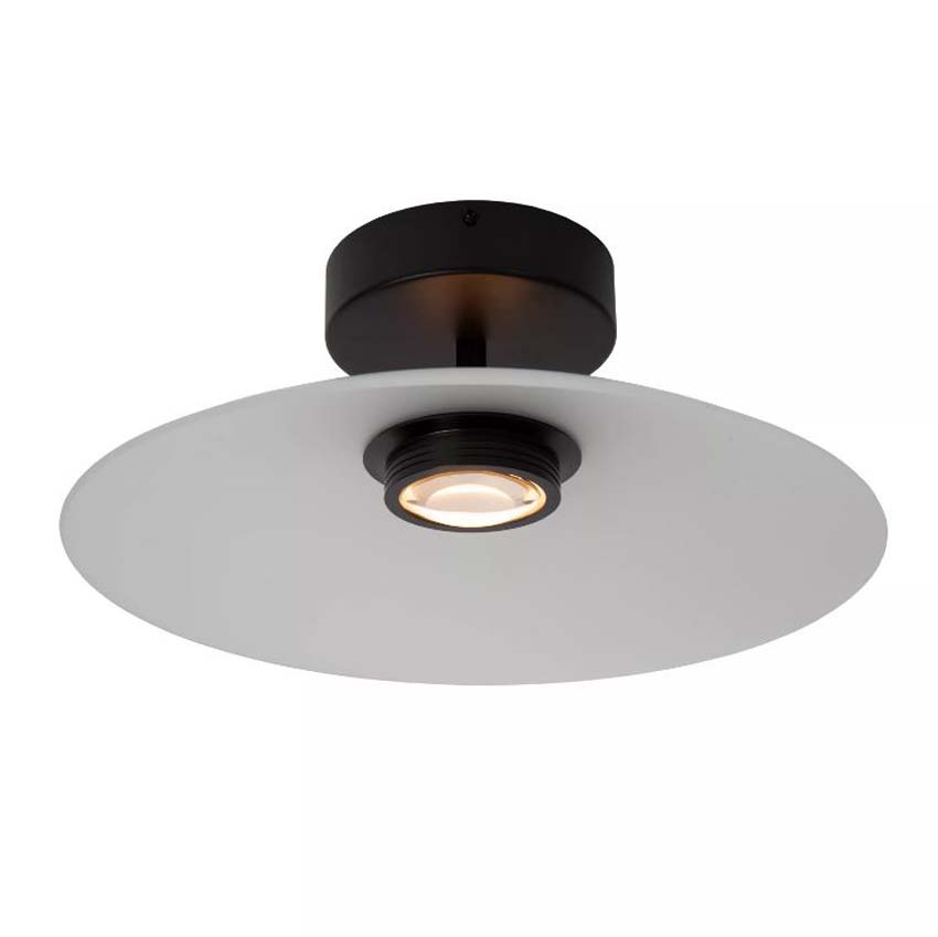 Lucide Premium Menga - Plafondlamp - Opaal - Ø40cm - Dimbaar - LED - 1x11W - 2700K