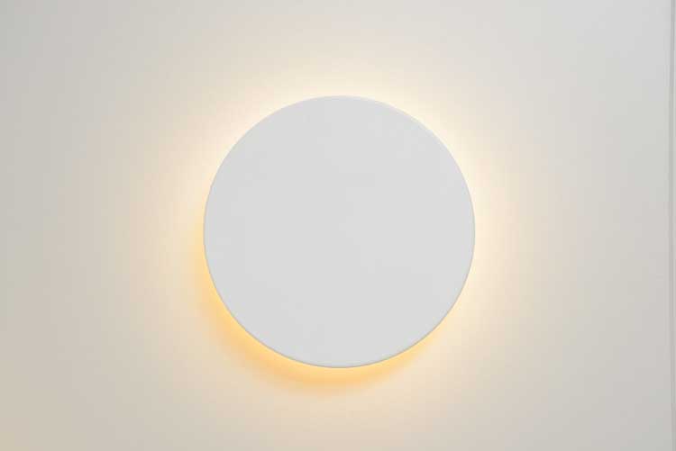 Lucide EKLYPS LED - Wandlamp - Ø 15 cm - LED - 1x6W 3000K - Wit