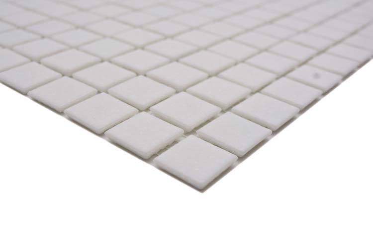 Mosaïque Verre blanc brillant 32,7x30,5cm