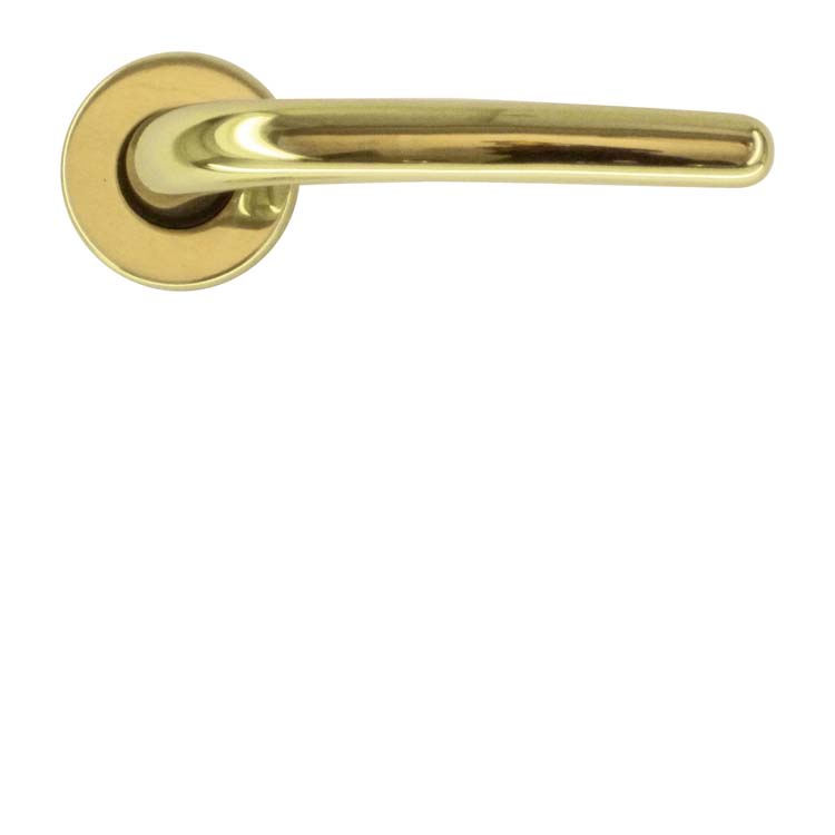 Poignée de porte ancona cuivre sans rosace