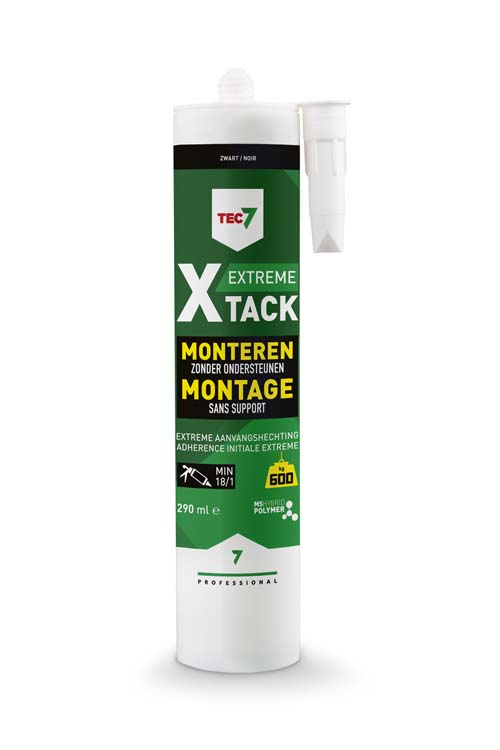 Montagelijm Tec7 290 ml zwart
