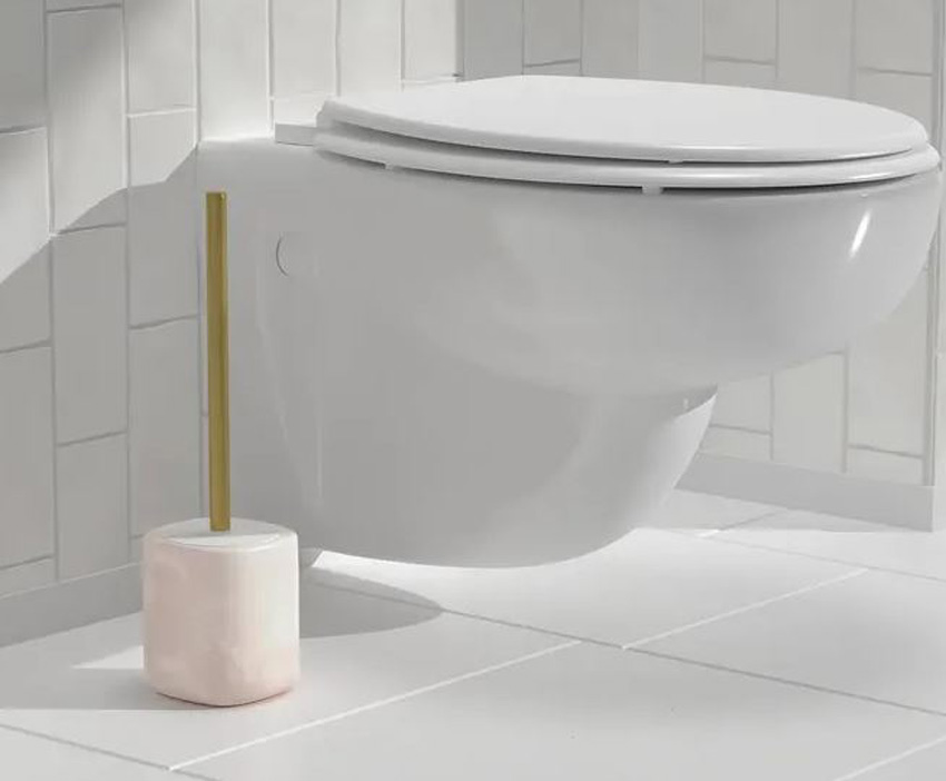 Toiletborstel Sky polyresin wit