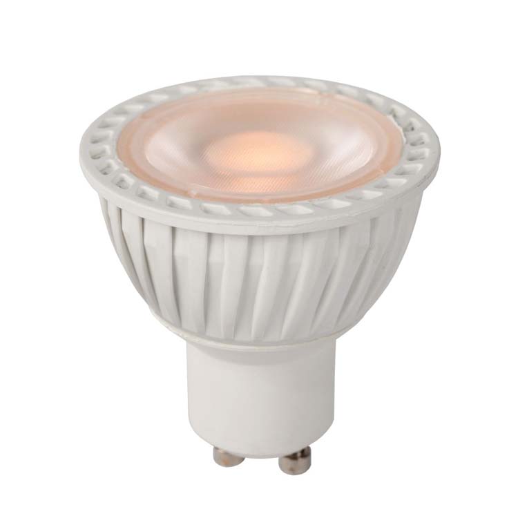 Lucide MR16 - Led lamp - Ø 5 cm - LED Dimb. - GU10 - 1x5W 2200K/2700K - 3 StepDim - Wit