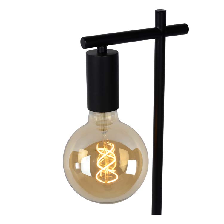 Tafellamp zwart excl lamp LED mogelijk E27