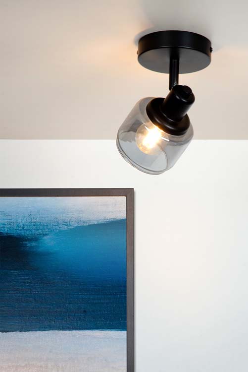 Spot plafond - 1xE14 - Noir