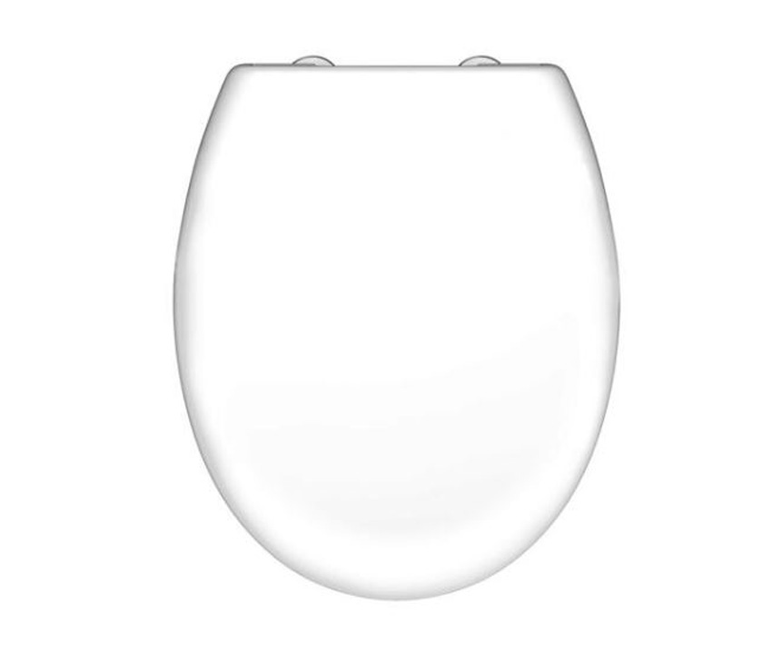 Siège de WC softclose blanc brillant