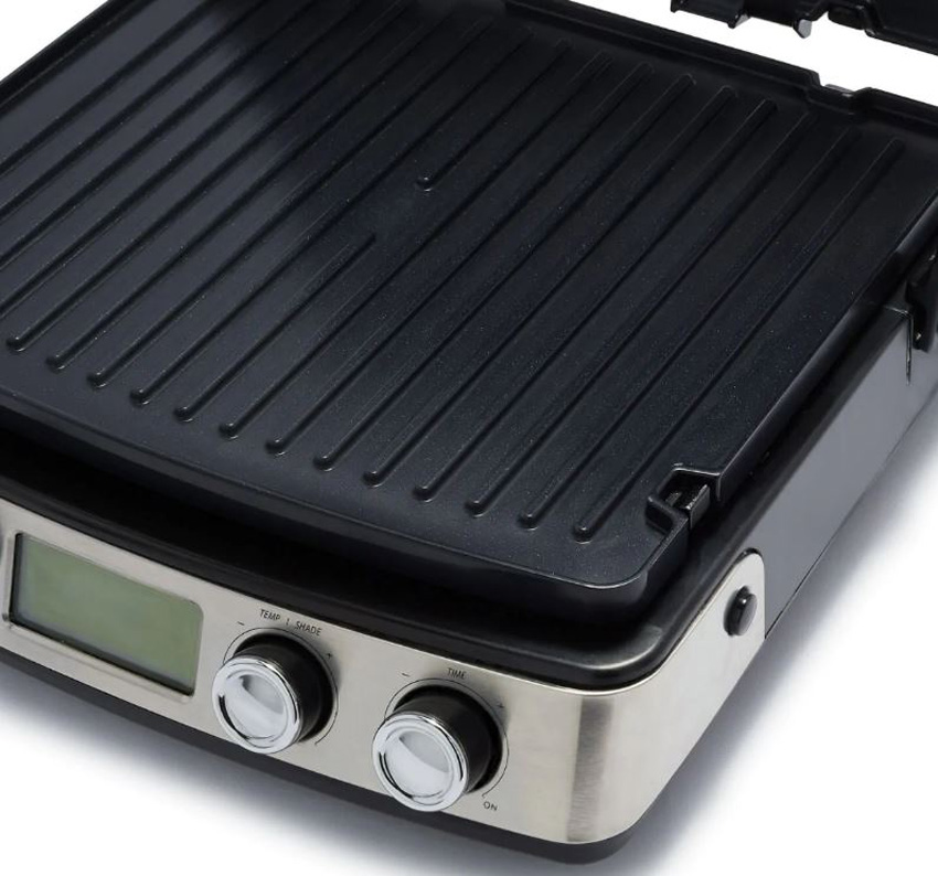 Grill de contact Greenpan sans PFAS argenté 18,6x35,3x34,6cm