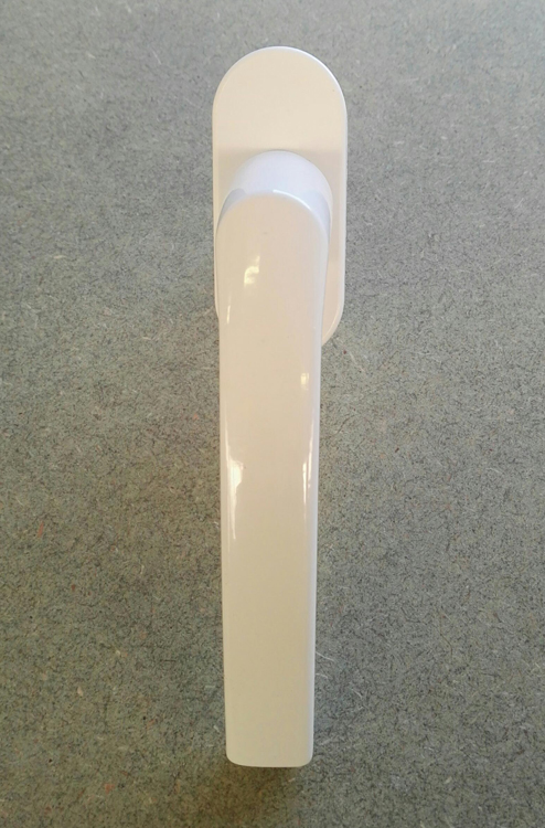 Witte kruk voor schuifraam