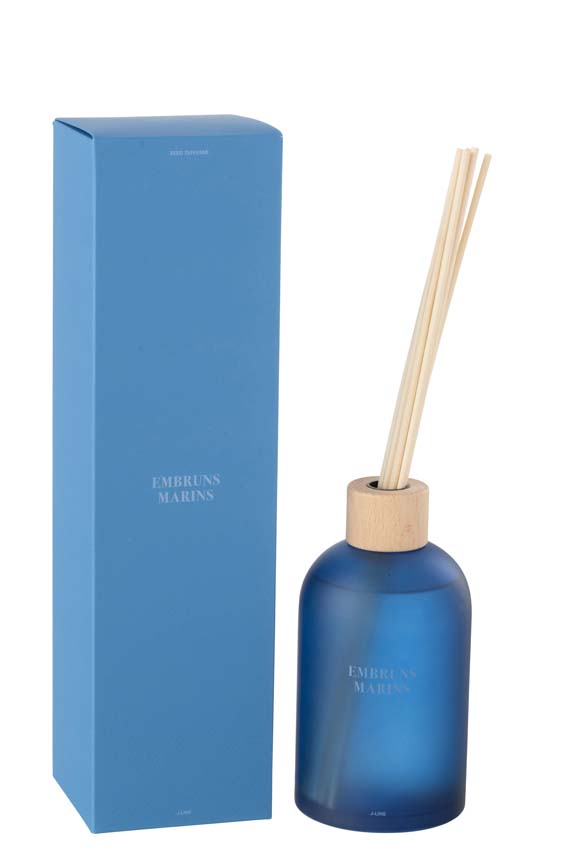 Bâtonnets parfumés Accords Essentiels bleu 10x10x36cm 550ml Bâtonnets parfumés Accords Essentiels bleu 10x10x36cm 550ml