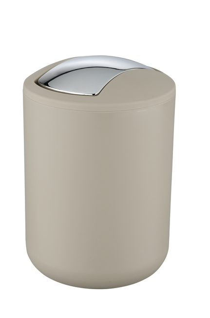 Afvalemmer Wenko Brasil 2L taupe