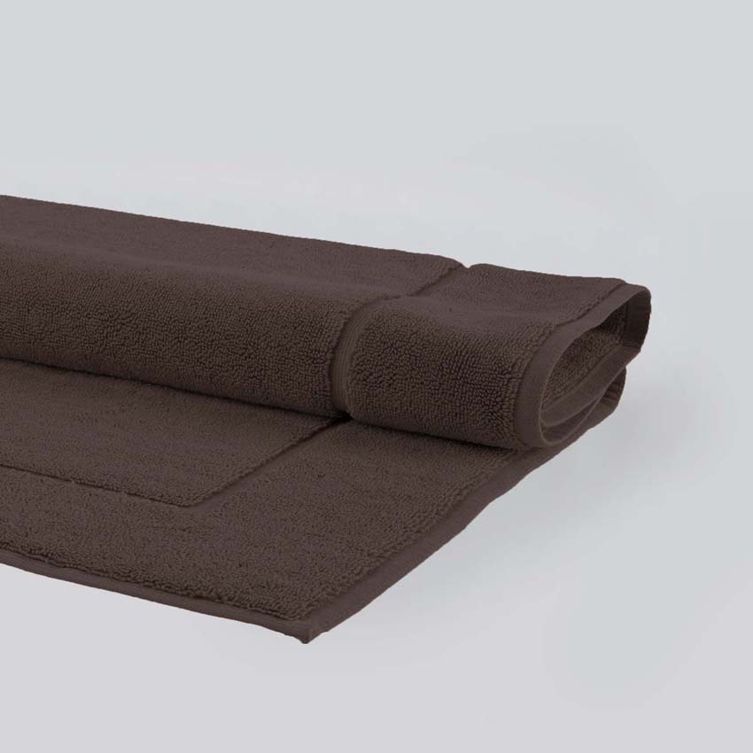 Tapis de bain Aquanova London brun 60x60cm