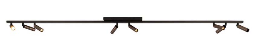 Lucide Essential Keoni - Spot de plafond - 8xG9 - Café