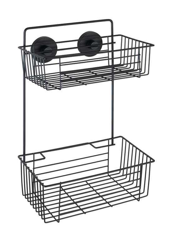 Etagère Wenko Bari Vacuum-Loc noir