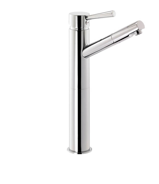 Wastafelkraan Charlotte chroom verhoogd