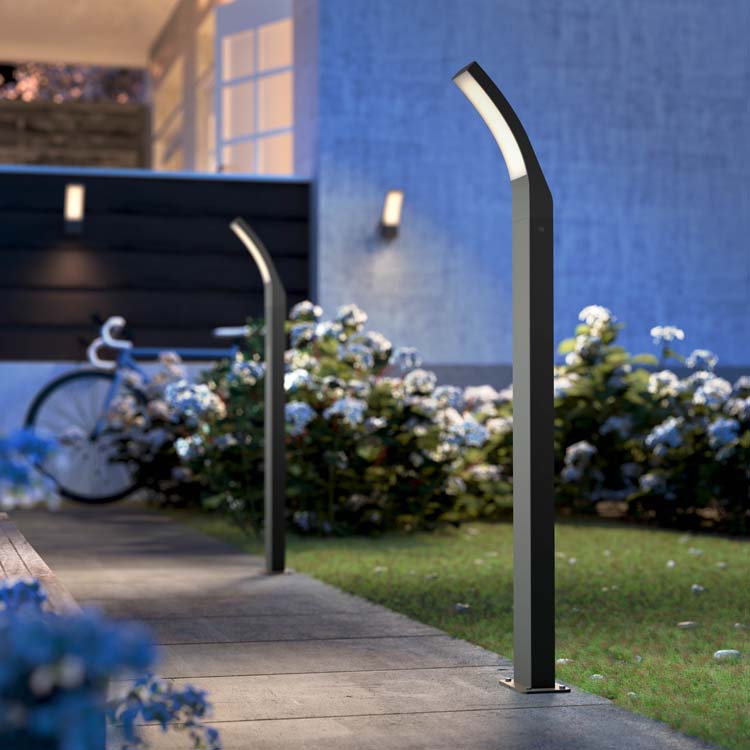 Sokkellamp Buiten Antraciet IP44