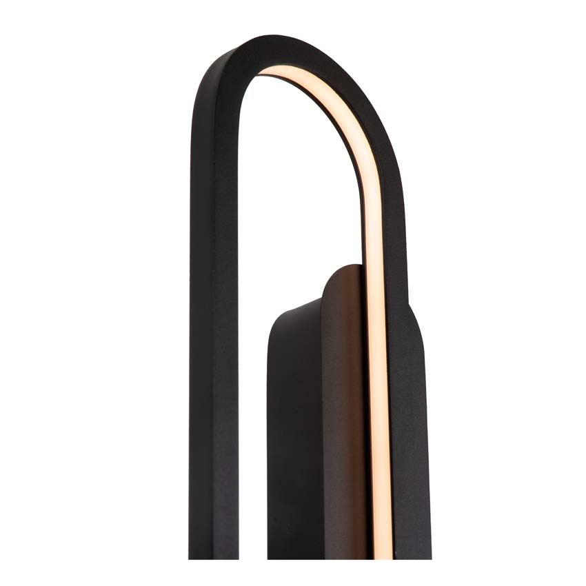 Lucide THELMA - Wandlamp - LED Dimb. - 1x24W 2700K - Zwart