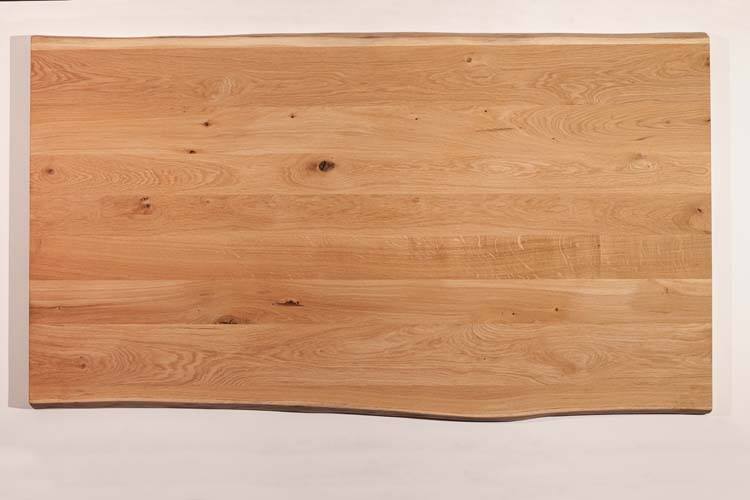 Tafelblad natuur eik boomkant 180cm