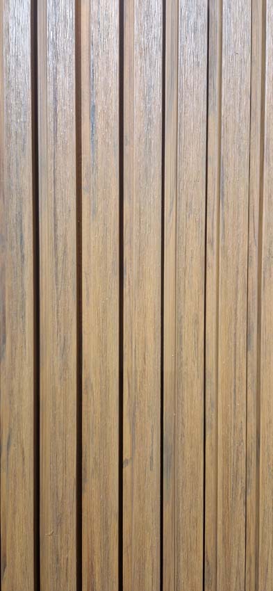 Hoekprofiel Line up Liam WPC teak 290cm