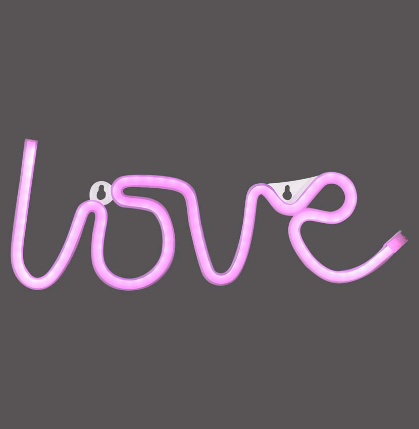 Applique murale - Love - 34,3x2x12,5cm - LED - 1x6,5W