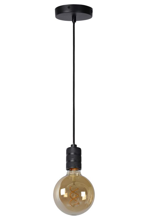 Suspension - Ø10cm - 1xE27 - Noir