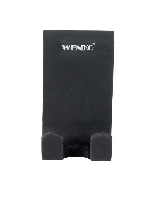 Crochette de douche Wenko Verna double silicone noir