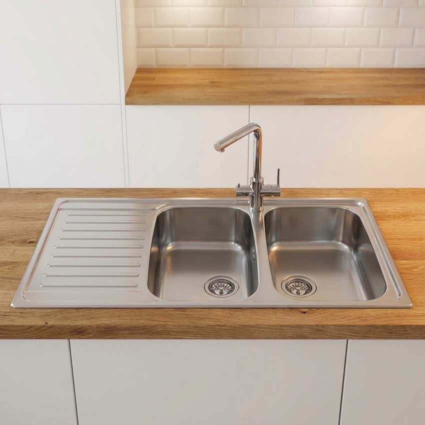 Évier Franke Antea inox 2 bacs 116x50cm