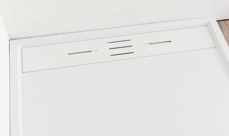 Receveur de douche Moana SMC blanc mat aspect ardoise 120x90cm