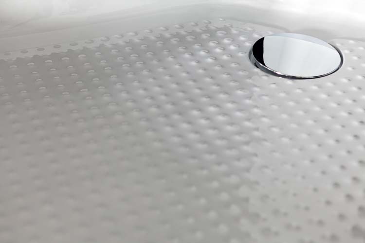 Douchecabine Adam zwart schuifdeuren 100x100x215cm incl. doucheset Sara chroom