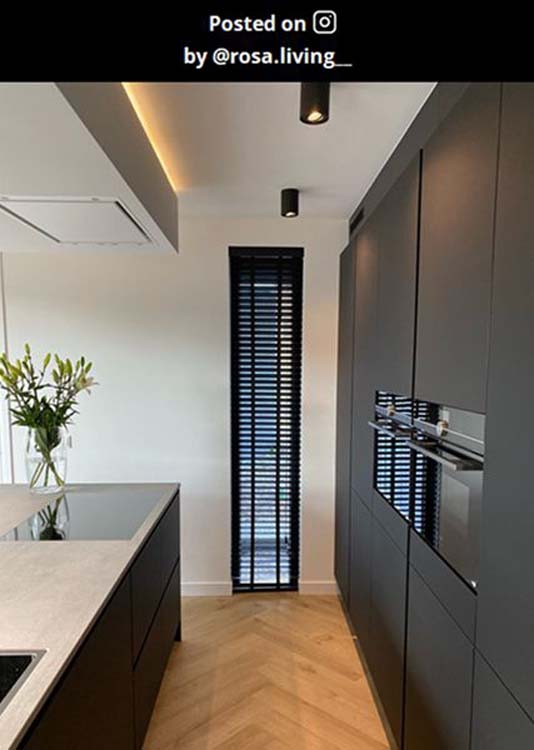 Plafonnier - noir - Ø8cm - dimmable - GU10 - 35W