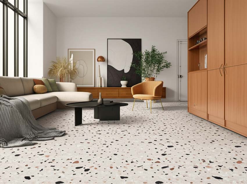 Vloer- en wandtegel Terrazzo Amigos 60x60cm