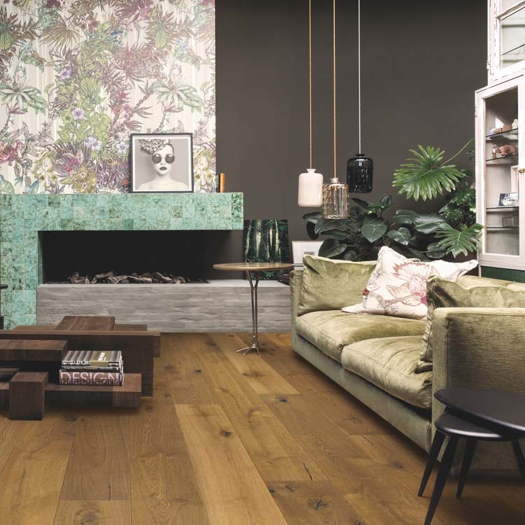Échantillon Quick-Step parquet imperio Chêne caramel huilé