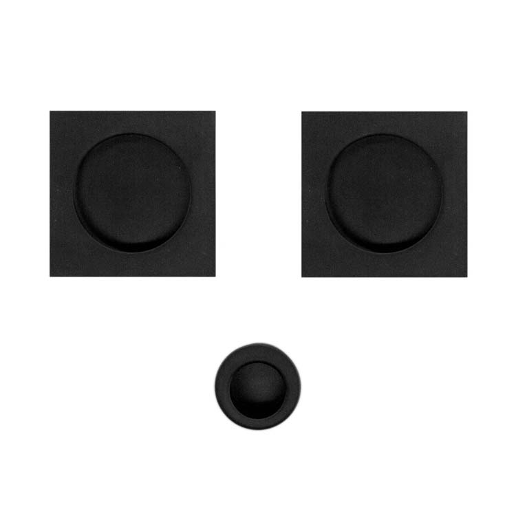 Coquille de porte altamura carré noir par set