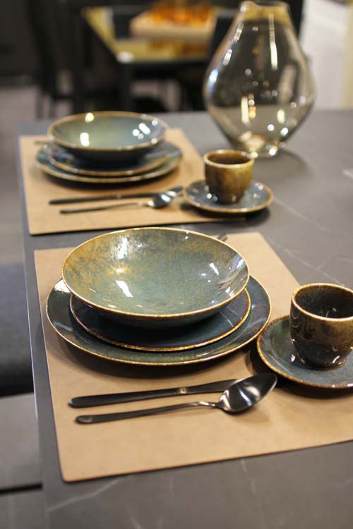 set de vaisselle Ciro porcelain famille de 4 personnes