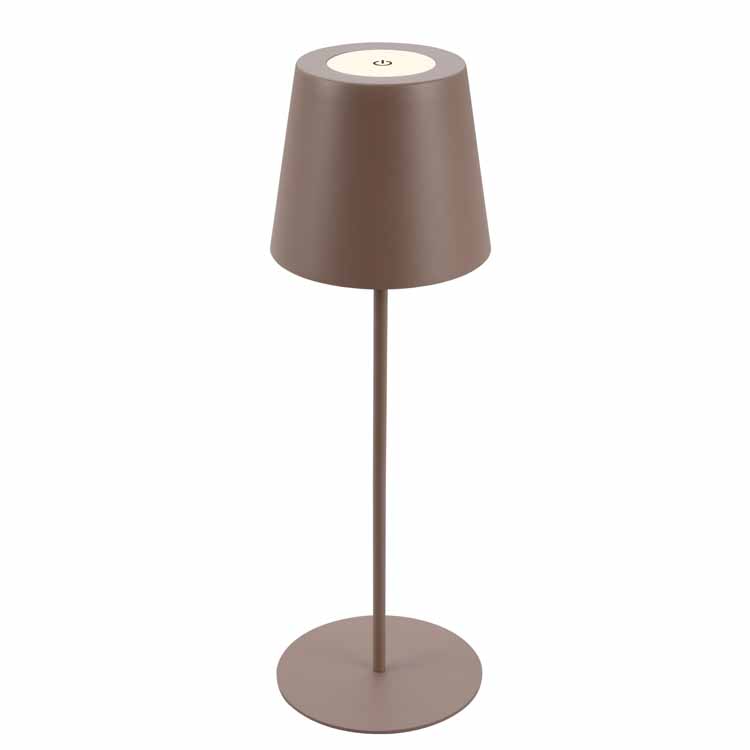 Tafellamp Averio - taupe - hoogte verstelbaar - dimbaar - LED - 2.5W - 2700K - IP44 - USB