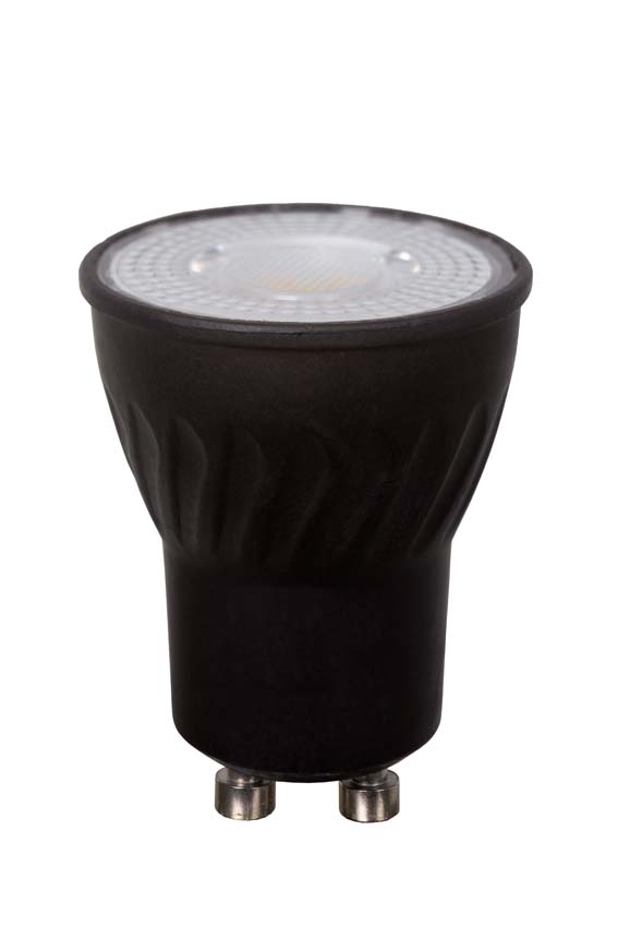 Lucide MR11 - Led lamp - Ø 3,5 cm - LED Dimb. - GU10 - 1x3,8W 2700K - Zwart