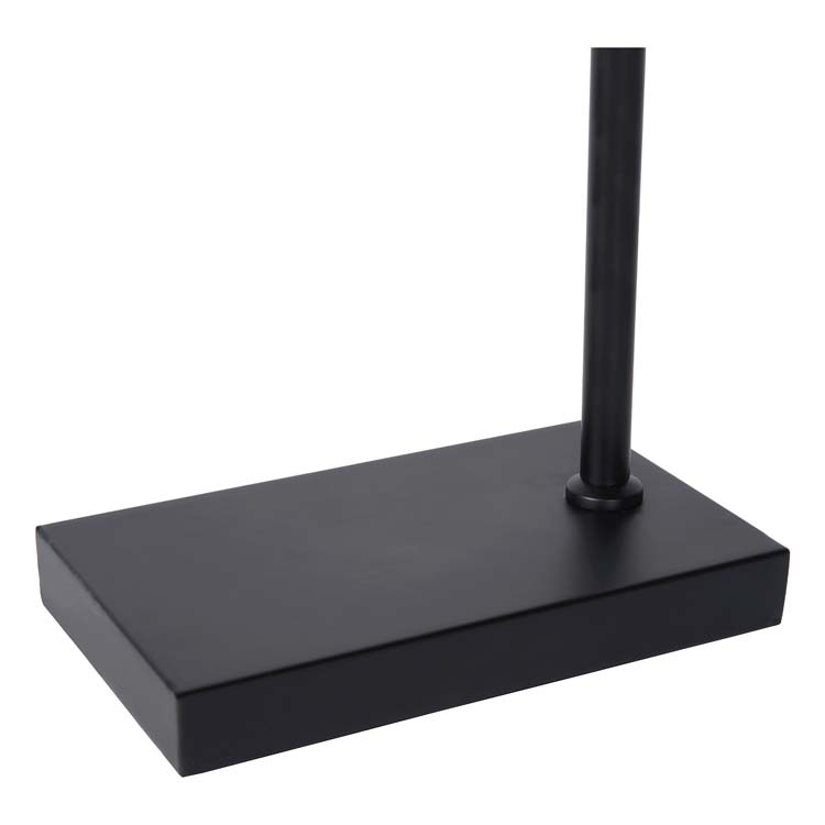 Tafellamp zwart excl lamp LED mogelijk E27