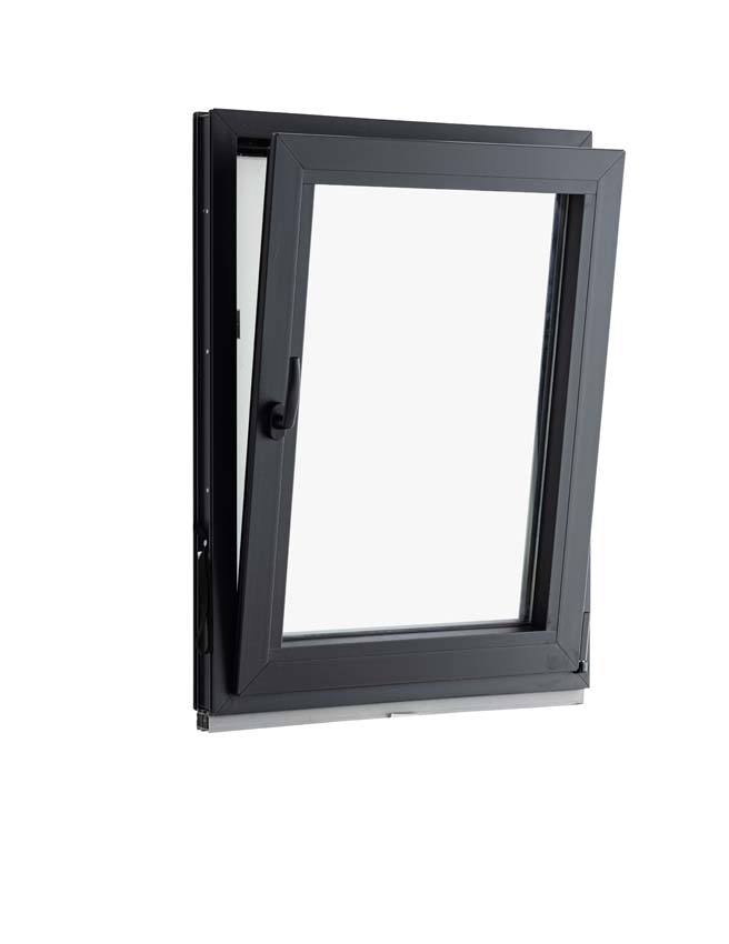 1-VAN Châssis oscillo-battant pvc Elegant noir/noir B750xH1000 mm D 1-VAN Châssis oscillo-battant pvc Elegant noir/noir B750xH1000 mm D