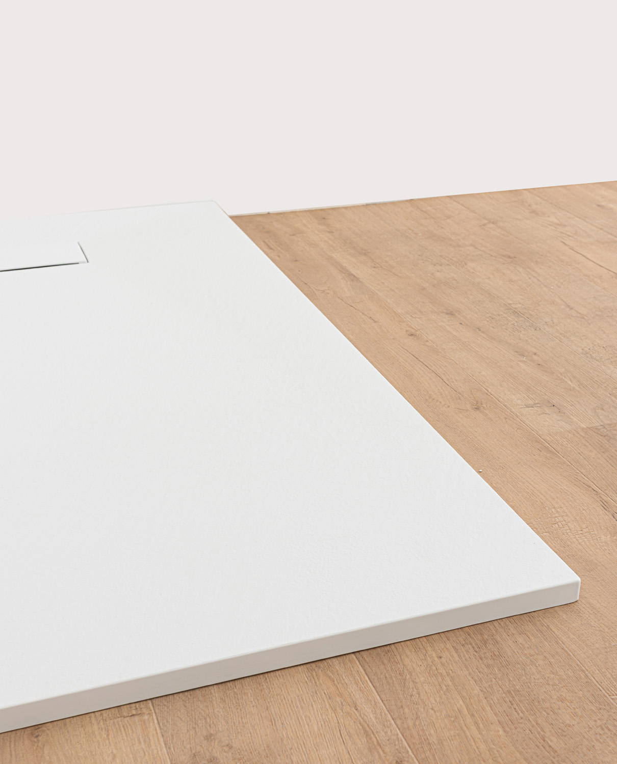 Douchebak Moby SMC mat wit leisteenlook 140x80cm