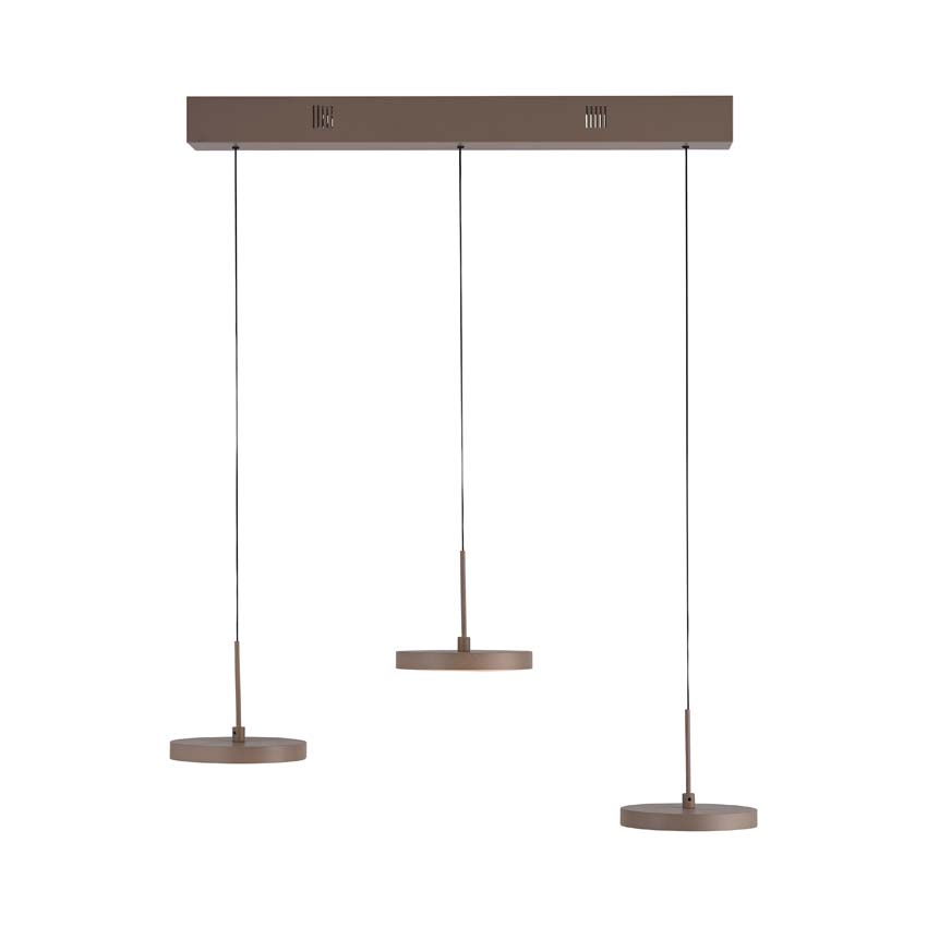 Luminaire suspendu Jojo - Sable - 65cm - dimmable - 3x6,8W - 3000K Luminaire suspendu Jojo - Sable - 65cm - dimmable - 3x6,8W - 3000K