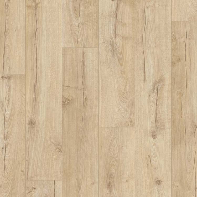 Sol stratifié Quick-step Impressive Ultra 12mm - Chêne classique beige