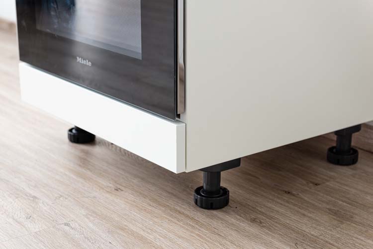 Armoire de cuisine Plenti meuble bas pour four blanche 60x78cm