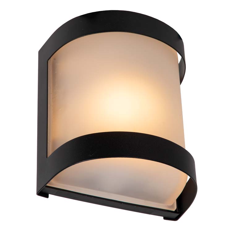 Lucide BOLO - Applique murale Extérieur - 1xE27 - IP44 - Opalin