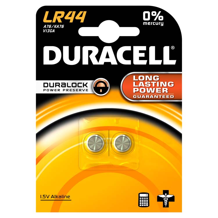 Pile Bouton LR44 1.5V 2 pc