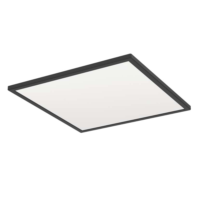 Plafonnier - Noir - 50x50cm  - LED - 1x14W - 2700-6500K - IP44